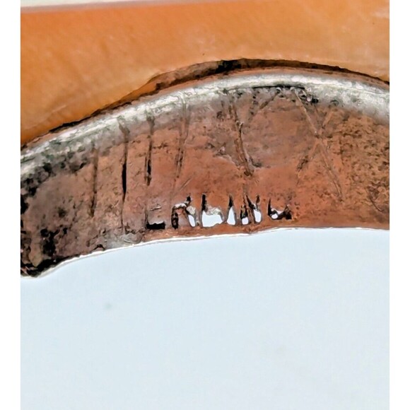 Vintage Sterling Silver 925 Shell Cameo Carved Brooch Horseshoe Shape Rare - Picture 13 of 16